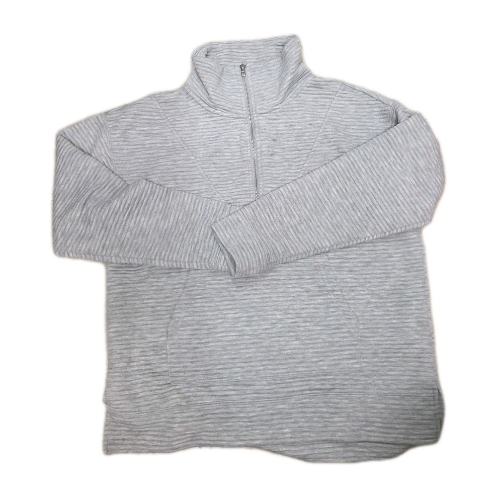 Kirkland Women's Pullover Quarter-Zip Grey Medium